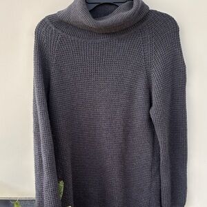Wilfred Dark Gray Cowl Neck Sweater